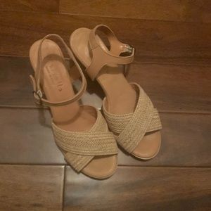 Mariella Italy Woven Sandals Never Worn